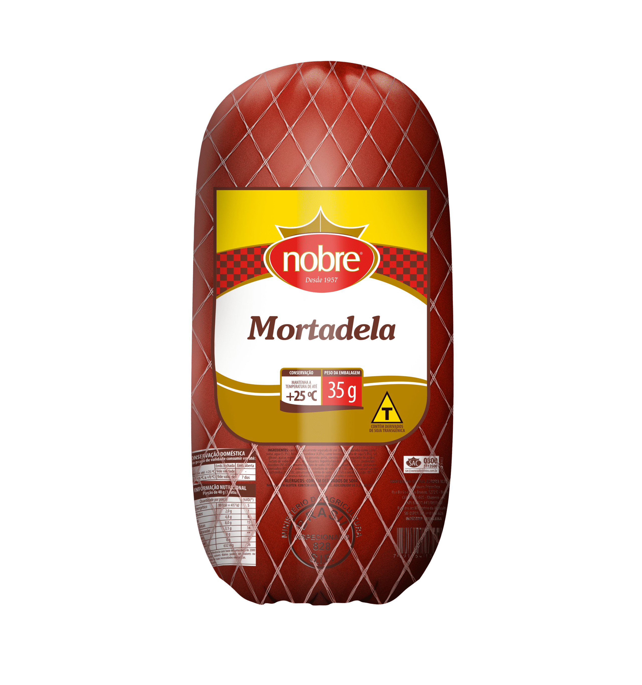 13485 - MORTADELA TRADICIONAL NOBRE