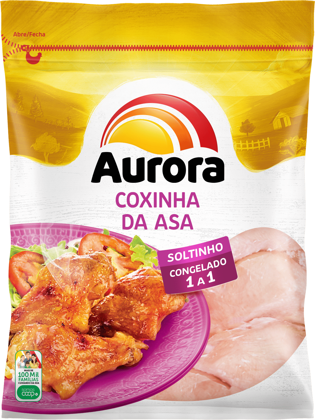 (1634 - 1635 - 16340 ou 1834) - FRANGO IQF COXINHA ASAS