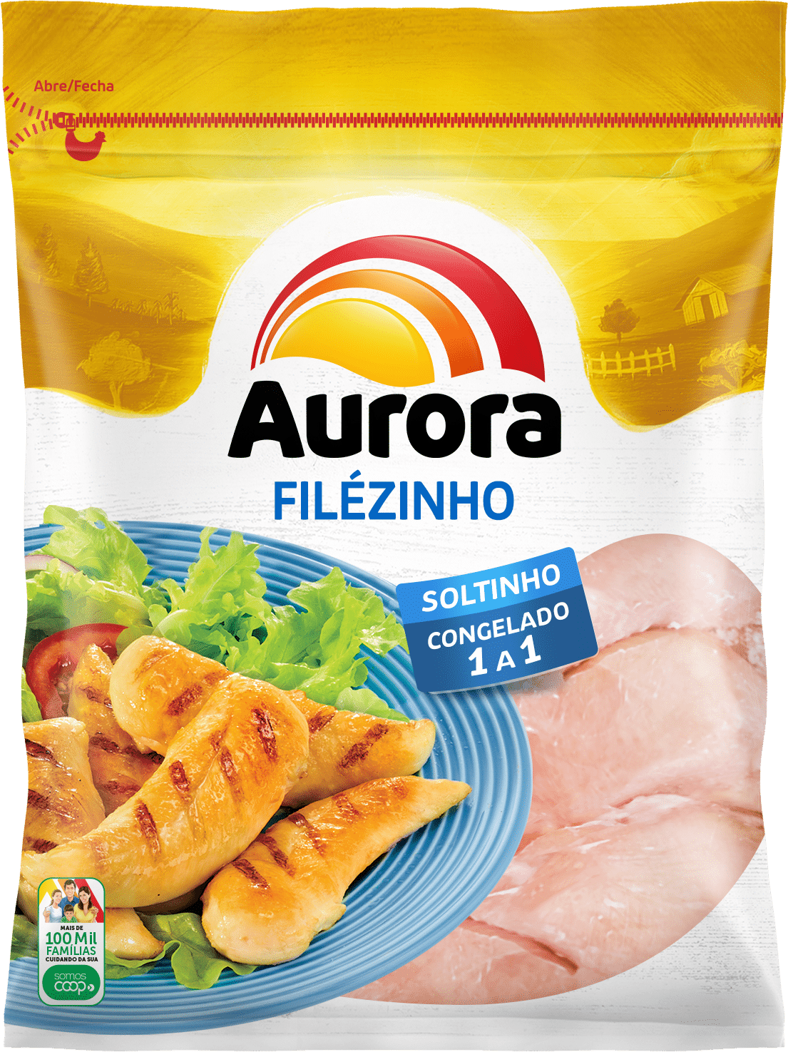 (1666 - 1636 - 16360 ou 1836)- FRANGO IQF FILEZINHO