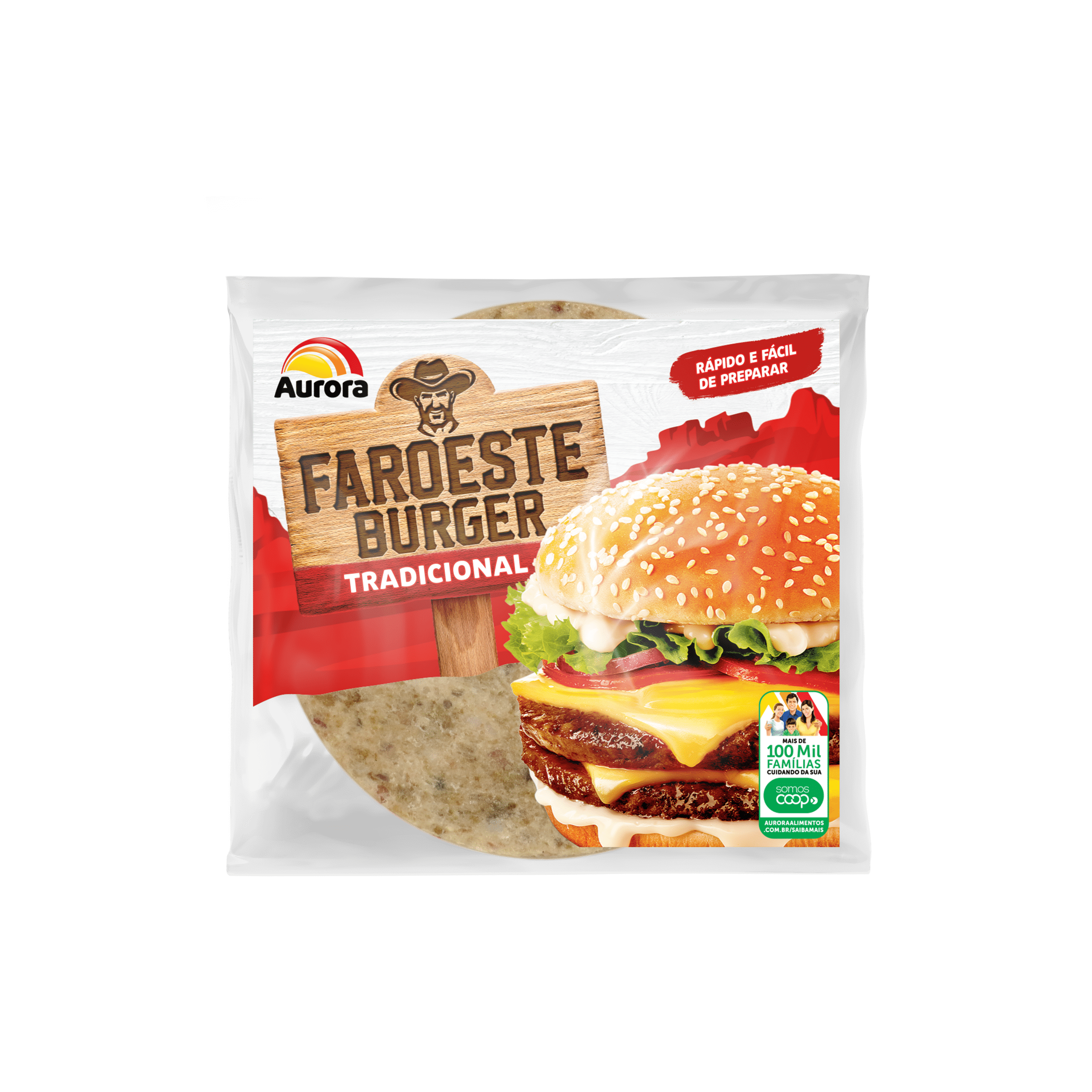 2094 - Hamburguer De Carne Bovina 36 X 56g Aurora