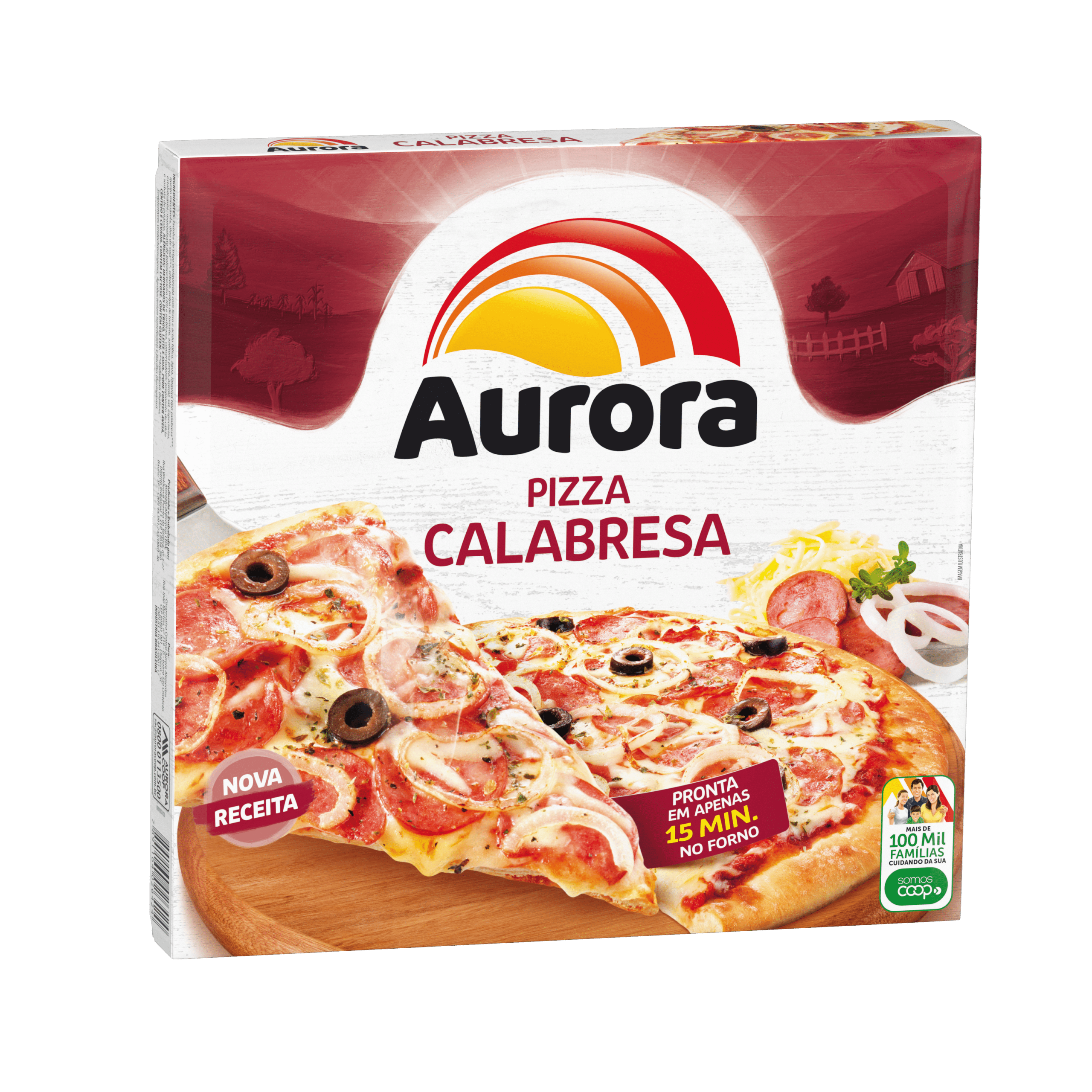 2642 - PIZZA DE CALABRESA AURORA 460G