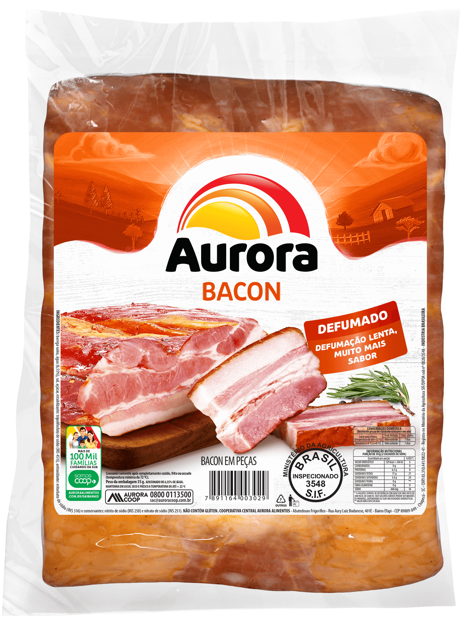 302 - Bacon Defumado Aurora