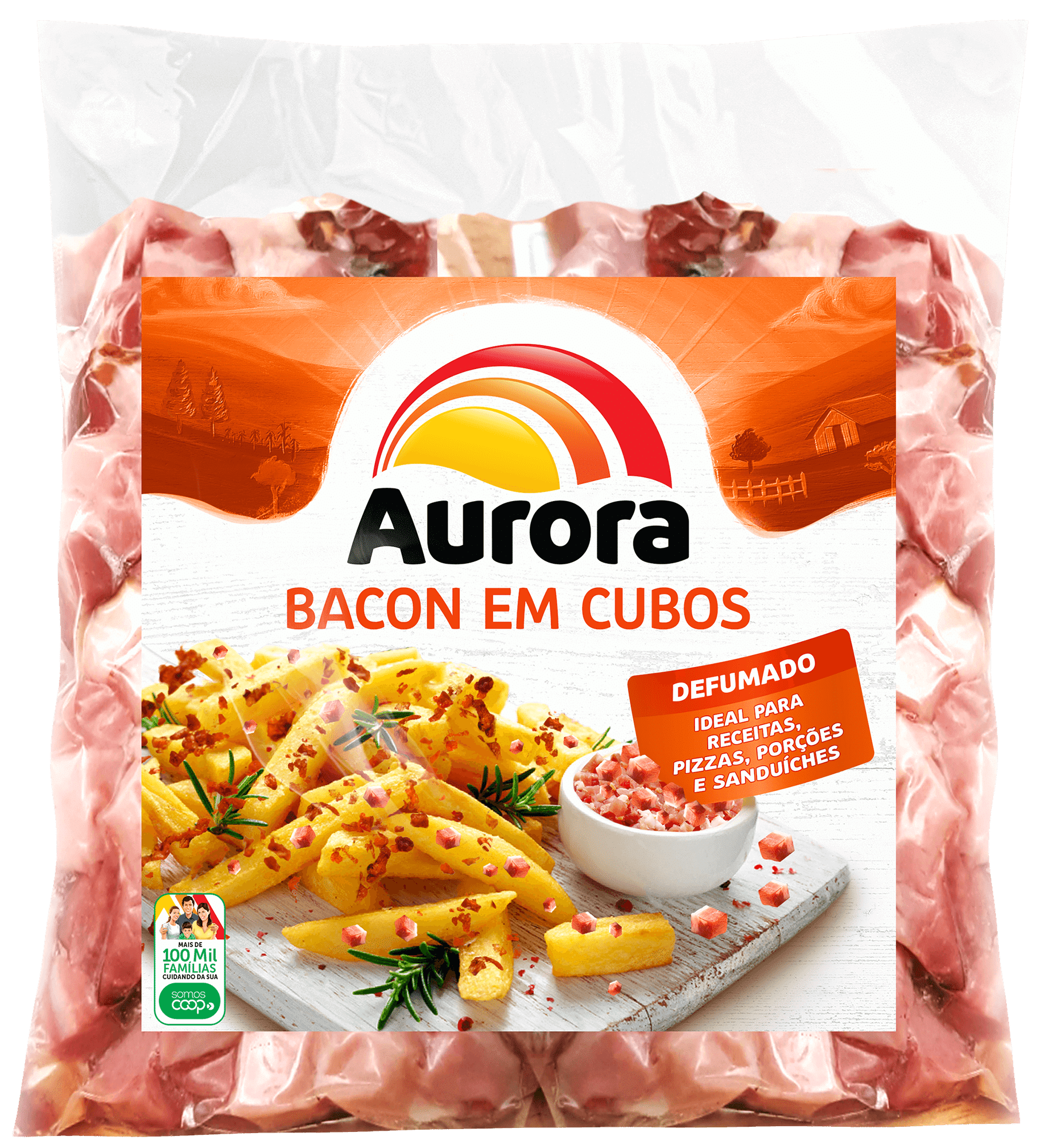 331 - Bacon Em Cubos Aurora 1kg