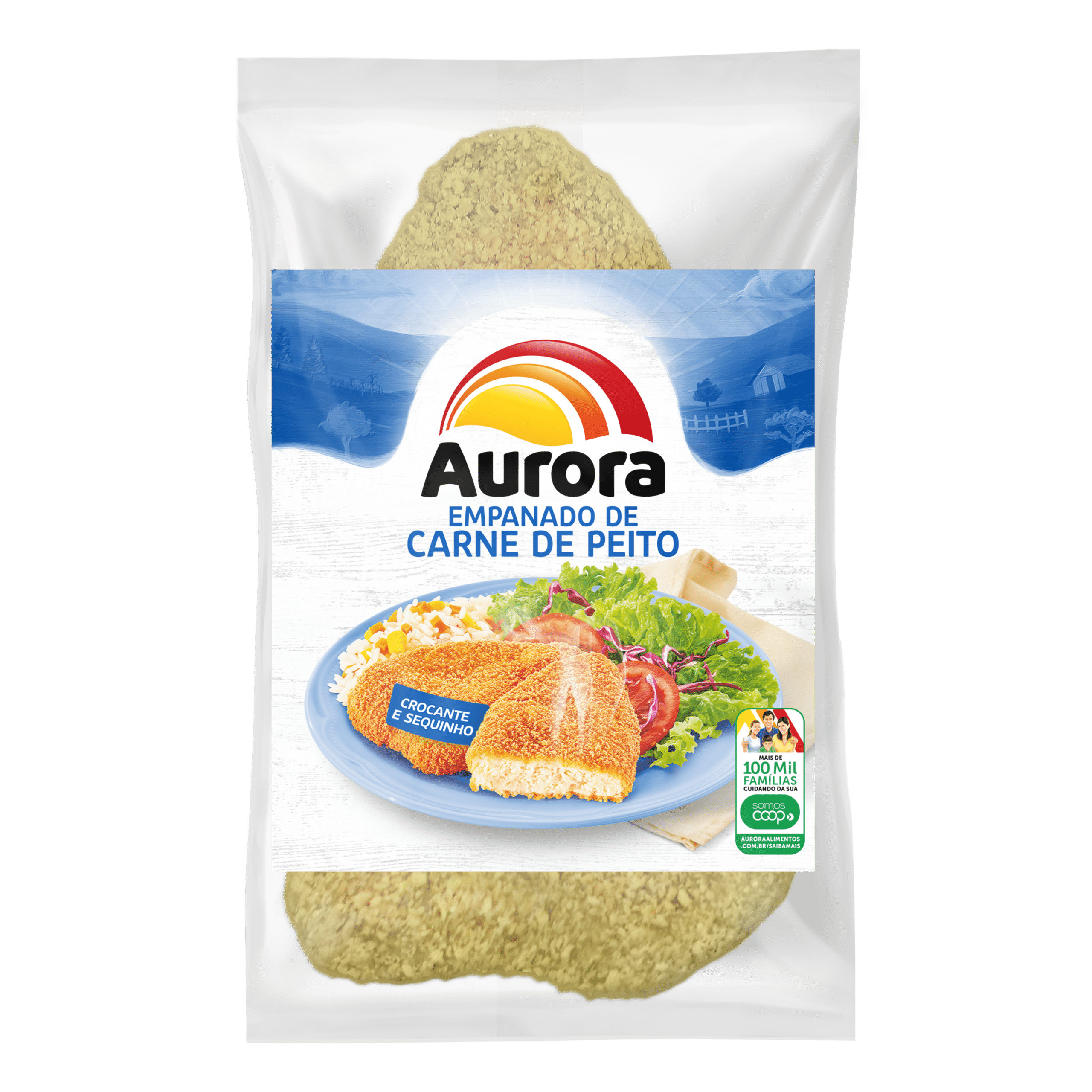 PEITO EMPANADO GRANEL AURORA - 11351